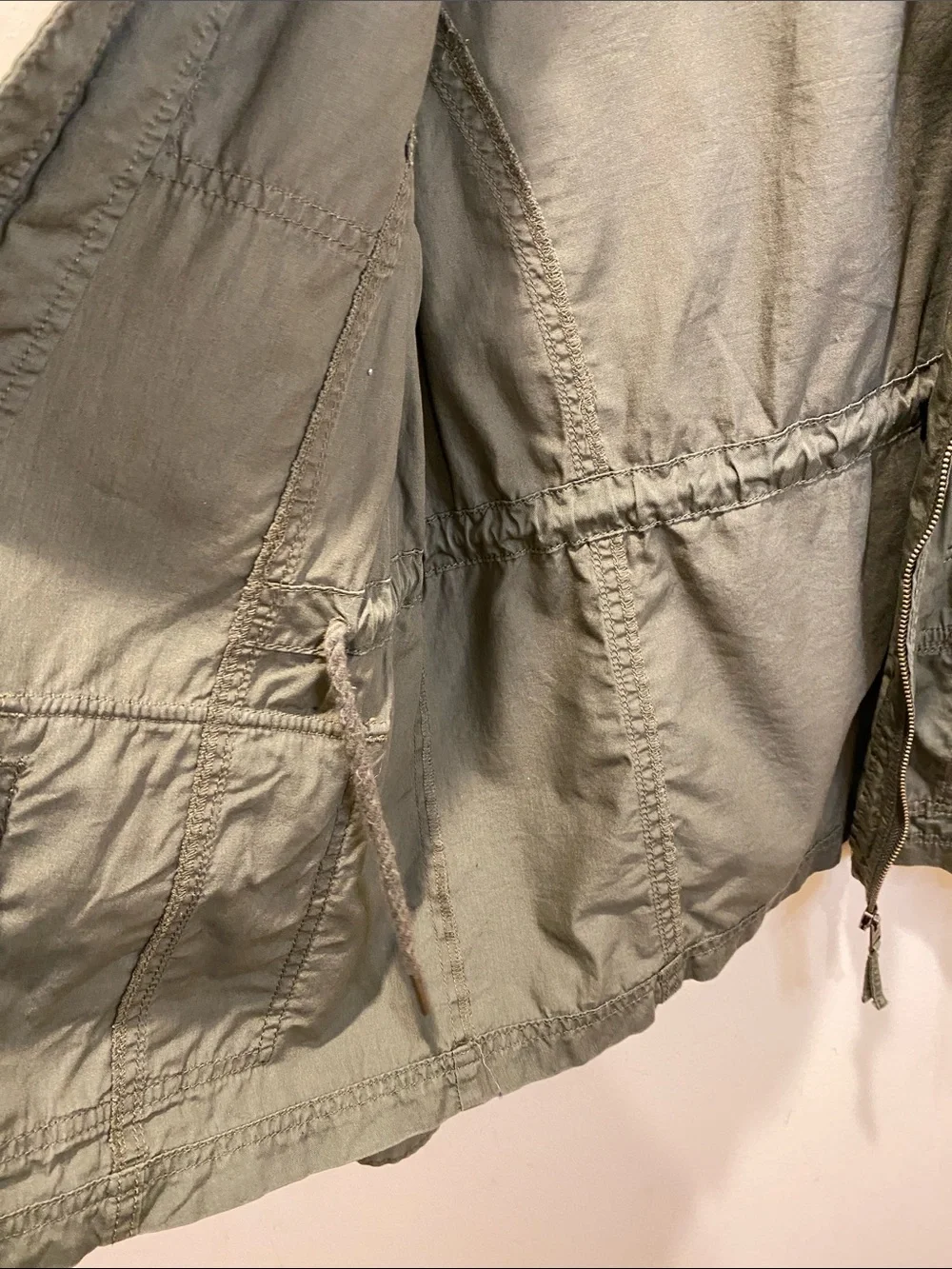 Express Olive Green Military Field Jacket Sz M
